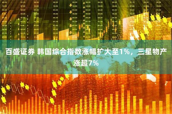 百盛证券 韩国综合指数涨幅扩大至1%，三星物产涨超7%